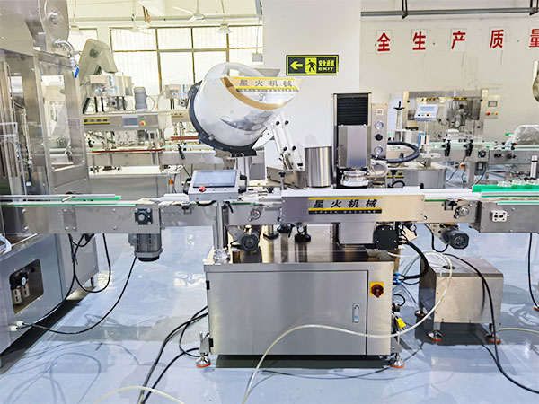 玻璃瓶真空旋盖机加工流水线